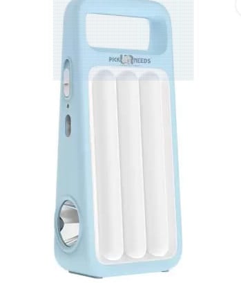 PICKNNEEDS Portable Rechargeable Emergency Light with Side Torch