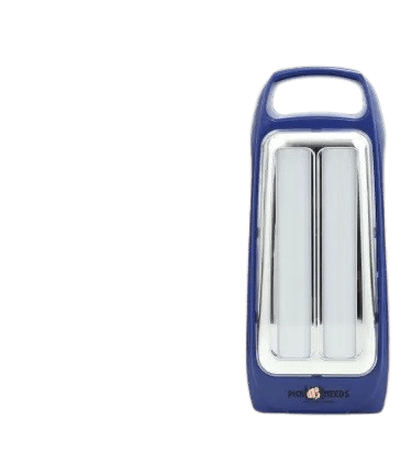 Home Emergency Light Rechargeable & Portable Bright 2 Tube LED Lamp 8 hrs Lantern Emergency Light  (Blue)