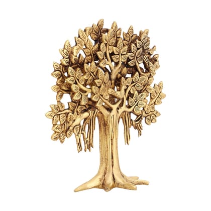 Jaszz Art Pure Brass Kalpavriksha Tree Showpiece