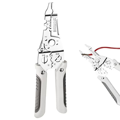 New Multifunctional Wire Stripper Crimper Cable Cutter Pliers, Professional Electrical Wire Stripping Tool, Multipurpose Wire Stripper For Electrical Cable Cutting (1)