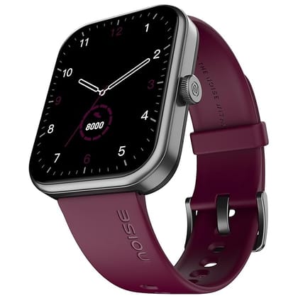 Bluetooth Calling Smart Watch, 10 Days Battery, 550 NITS Brightness, Smart DND, 100 Sports Modes, Smartwatch for Men and Women (Deep Wine)