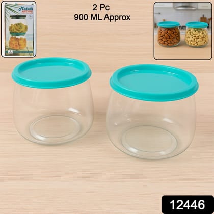 Airtight Storage Containers Set Approx 900ML (2 Pc) Airtight Storage Containers Set Approx 900ML (2 Pc)