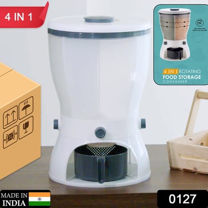 4-in-1 10L Rice & Grain Storage Dispenser 4-in-1 10L Rice & Grain Storage Dispenser