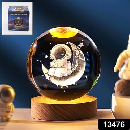 Astronaut Ball Night Light Lamp Decorative Lamp For Living Room Decor (1 Pc)assorted colour