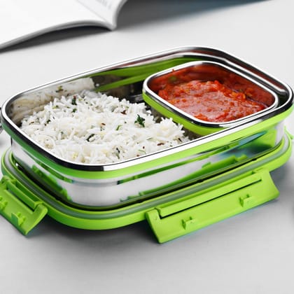 Ganesh Junior Stainless Steel Lunch Pack for Office & School Use Ganesh Junior Stainless Steel Lunch Pack for Office & School Use