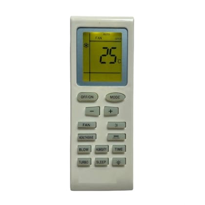Generic AC Remote No.18 with Backlight Bluestar AC Remote Control (White)
