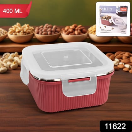 Apex Victor Square Food Storage Container (400 ML / 1 Pc) Apex Victor Square Food Storage Container (400 ML / 1 Pc)