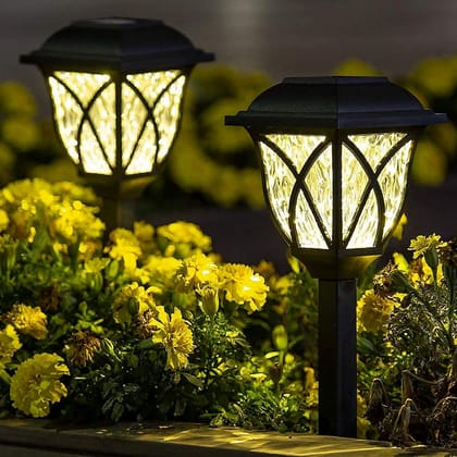 Solar Garden Lights LED Outdoor Stake Spotlight Fixture for Garden Light (Pack of 2pc ) Solar Garden Lights LED Outdoor Stake Spotlight Fixture for Garden Light (Pack of 2pc )