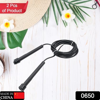 Speed Skipping Rope, Jump Rope With Pvc Handle, Sports Skipping Rope, Jump Rope for Weight Loss, Fitness, Sports, Exercise, Workout, For Men, Women, Boys & Girls 3mtr. Speed Skipping Rope, Jump Rope With Pvc Handle, Sports Skipping Rope, Jump Rope for Weight Loss, Fitness, Sports, Exercise, Workout, For Men, Women, Boys & Girls 3mtr.