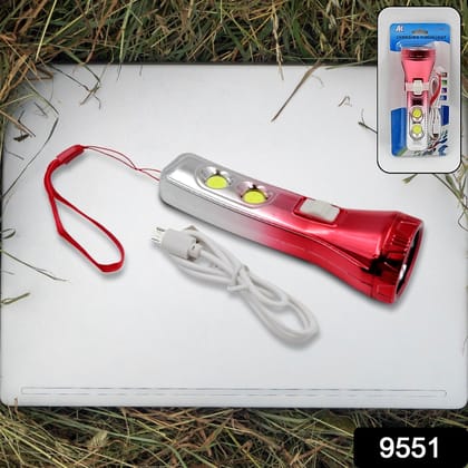 Multi Functional 3 LED Torchlight / Flashlight (1 Pc)