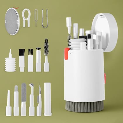 20-in-1 Keyboard Cleaner Kit – Electronic Cleaning Brush, Spray & Tools for Laptop, Phone, Camera & More