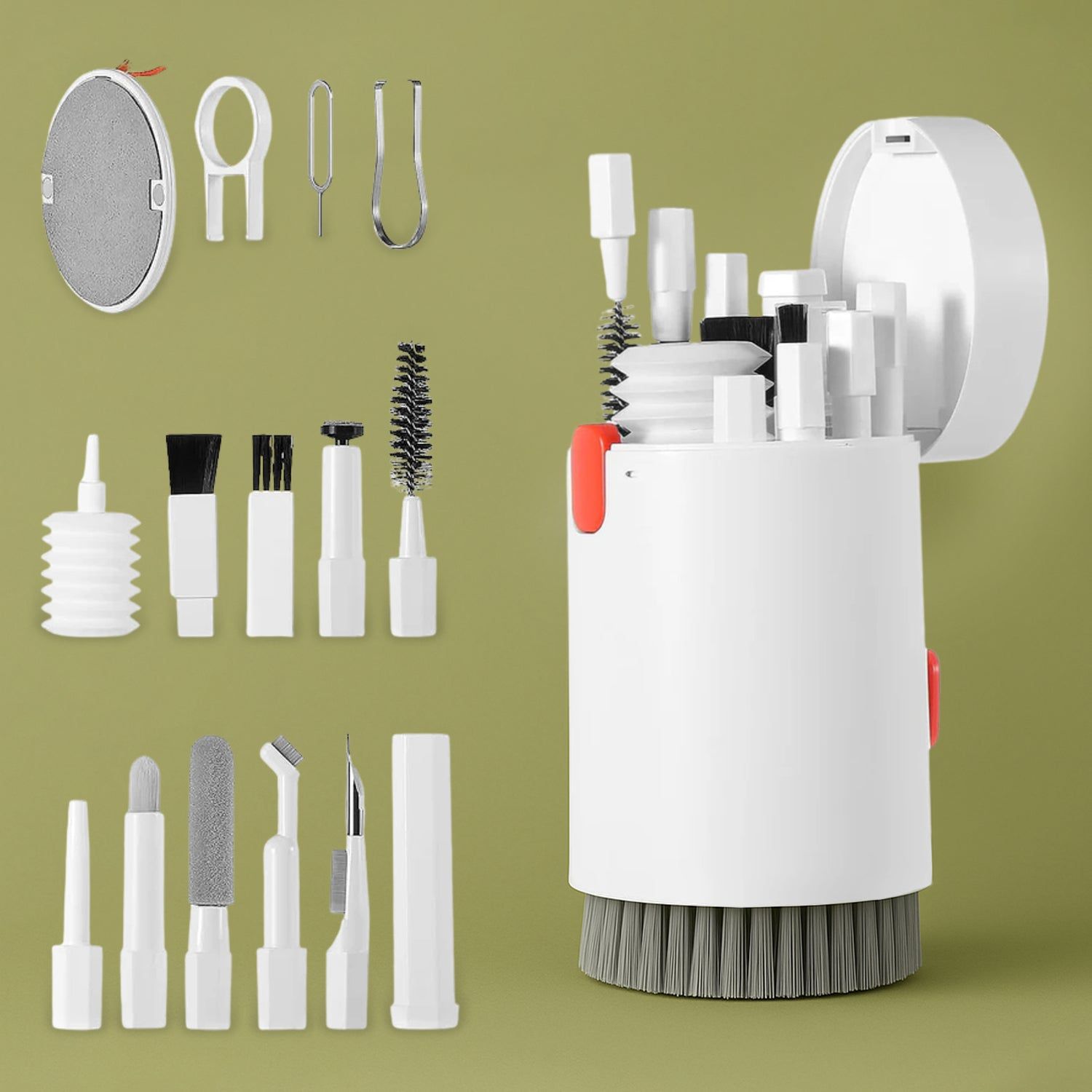 20-in-1 Keyboard Cleaner Kit – Electronic Cleaning Brush, Spray & Tools for Laptop, Phone, Camera & More