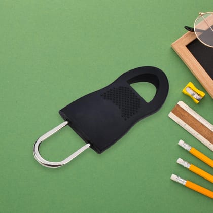 Zipper Pull Tab Zipper Tags Cord Pulls Zipper Extension Zip Fixer for Luggage Suitcase Backpack Jacket Bags Style Metal Zipper Head Zip Fixer Tags Handbag Backpack Plastic (10 Pc)