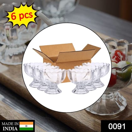 Serving Dessert Bowl Ice Cream Salad Fruit Bowl - 6pcs Serving Dessert Bowl Ice Cream Salad Fruit Bowl - 6pcs | Assorted Colour