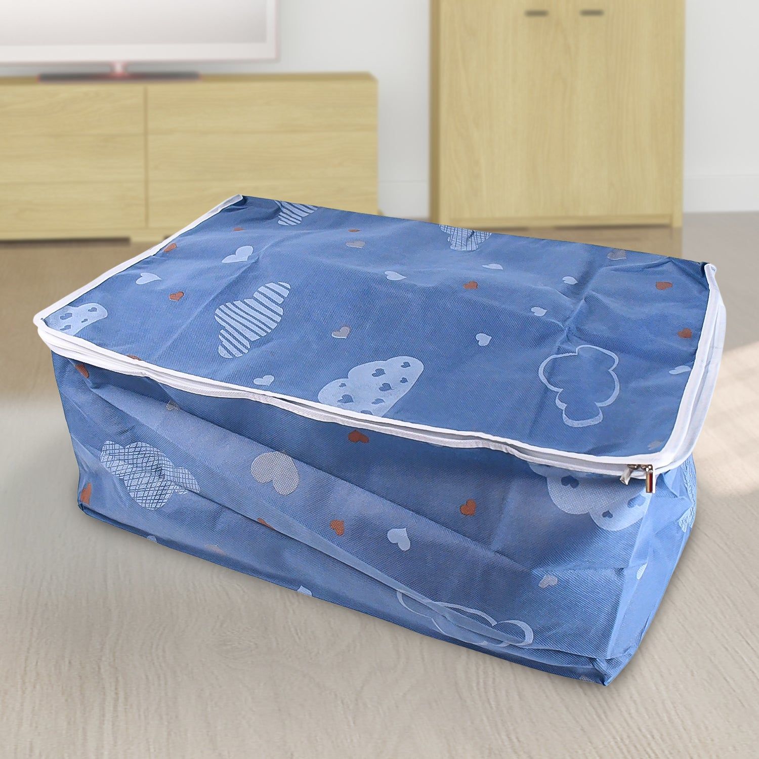 Multipurpose Zipper Storage Cloth Bag (1 Pc / 55×35 CM)