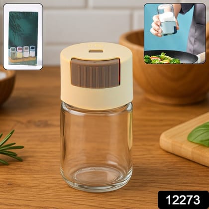Adjustable Spice Dispenser Glass Jar(1 Pc) Adjustable Spice Dispenser Glass Jar(1 Pc)