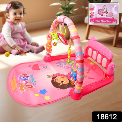 2in1 Baby Kick and Play Piano Gym Mat & Fitness Rack (1 Set)