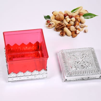 Ruby Dry fruit Storage Container - Attractive Design Box for Home & Kitchen