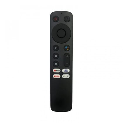 Generic Remote No. 1230 (with Voice), with Netflix &amp; Prime Video, Compatible for OnePlus Smart TV LCD/LED Remote Control (Second Version) (Exactly Same Remote Will Only Work)