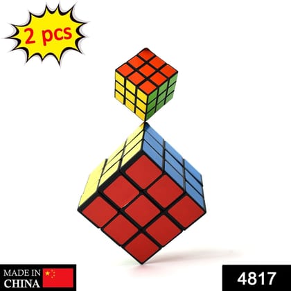 Plastic Fancy 3x3 Small Cube Puzzles Game - 2 Pieces (Multicolour) Plastic Fancy 3x3 Small Cube Puzzles Game - 2 Pieces (Multicolour)