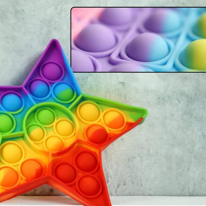 Push  Bubble Fidget Sensory Toy,Autism Special Needs Silicone Stress Relief Toy,Great Fidget Toy Sensory Toys Novelty Gifts for Girls Boys Kids Adults