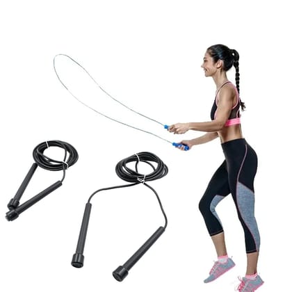 Speed Skipping Rope, Jump Rope With Pvc Handle, Sports Skipping Rope, Jump Rope for Weight Loss, Fitness, Sports, Exercise, Workout, For Men, Women, Boys & Girls 3mtr. Speed Skipping Rope, Jump Rope With Pvc Handle, Sports Skipping Rope, Jump Rope for Weight Loss, Fitness, Sports, Exercise, Workout, For Men, Women, Boys & Girls 3mtr.