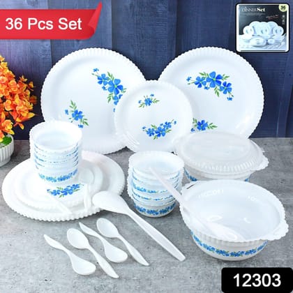Premium Dinner Set (36 Pc) | Assorted Colour