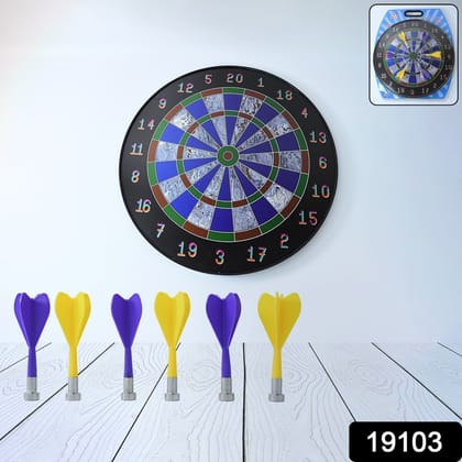 Magnetic Dart Board Game Set with 6 Soft-Tip Darts Magnetic Dart Board Game Set with 6 Soft-Tip Darts