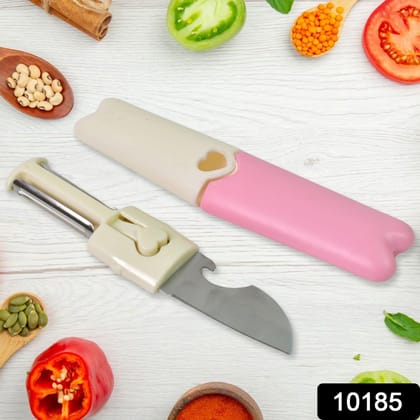 2 in 1 Knife, Multifunctional peeler fruit knife (1 Pc / Loose) 2 in 1 Knife, Multifunctional peeler fruit knife (1 Pc / Loose)