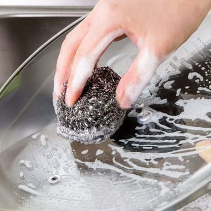 Round Shape Stainless Steel Ball Scrubber Round Shape Stainless Steel Ball Scrubber