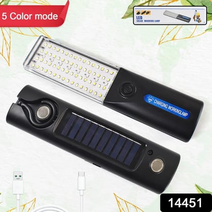 Portable Solar LED Lamp Light Emergency Work Light (1 Pc)