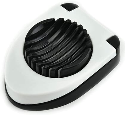 Oval Shape Plastic Multi Purpose Egg Cutter / Slicer with Stainless Steel Wires
