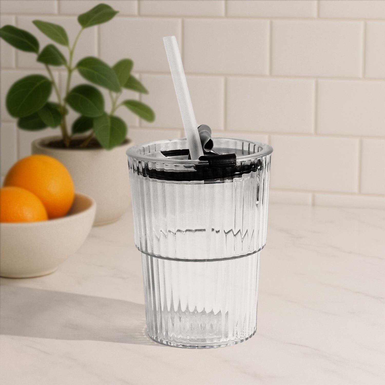 450 ML Monaco Premium Transparent Plastic Cup, Tumbler