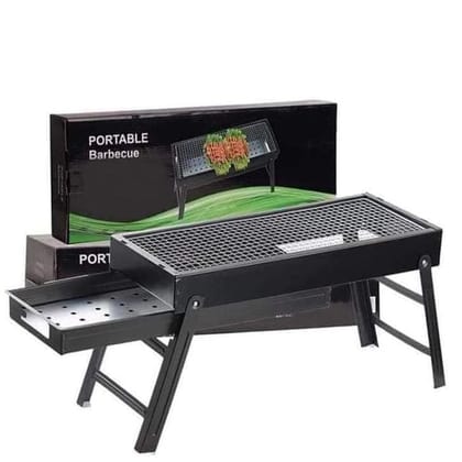 Folding Portable Barbeque BBQ Grill Set for Outdoor and Home Folding Portable Barbeque BBQ Grill Set for Outdoor and Home