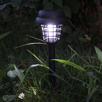 Medium Garden Solar Powered LED Mosquito Trap / Bug Zapper (1 Pc)