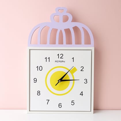 Decorative Square Wall Clock Battery Operated – 1 Pc