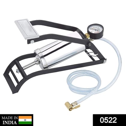 Heavy Duty Steel Foot Pump for Bike, Car, Cycle & More Vehicles