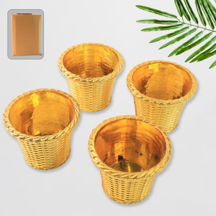 Plastic Flower Valencia (Pot) Home and Outdoor (4 Pc) Plastic Flower Valencia (Pot) Home and Outdoor (4 Pc)