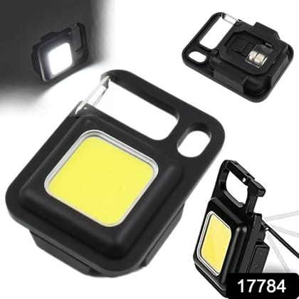 LED Battery Operated Keychain Flashlight with&nbsp;Folding Bracket Bottle Opener (1 Pc)