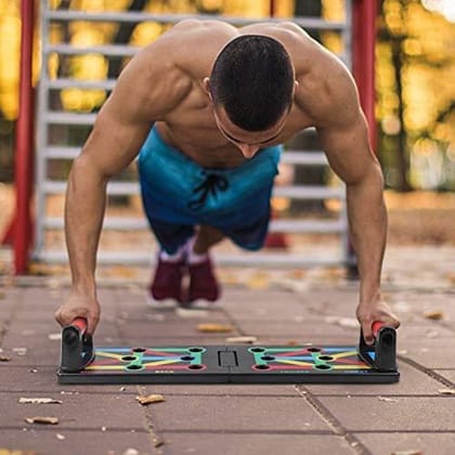 Portable Push Up Board System Body Building Exercise Tool Portable Push Up Board System Body Building Exercise Tool