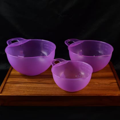 Apex Mix & Measure Prep Bowl Set – 3 Pieces | Assorted Colour