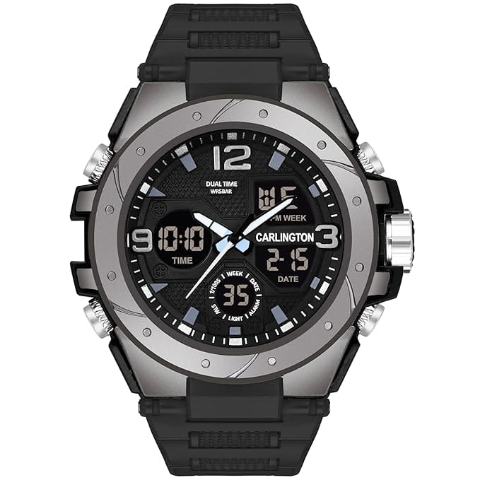 Carlington Resin Endurance Analog-Digital Sports Watch for Men and Boys