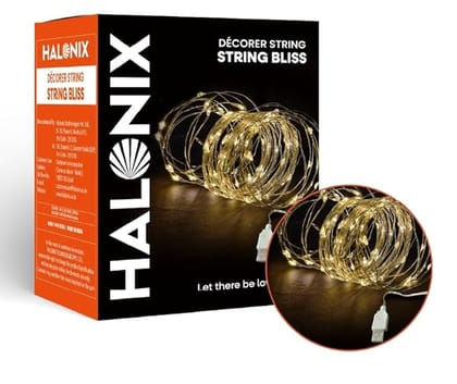 Decorative Light | Fairy Light | USB Powered | String Light | Diwali Light | Warm White| Pack 1 |Diwali Lights for Decoration for Home