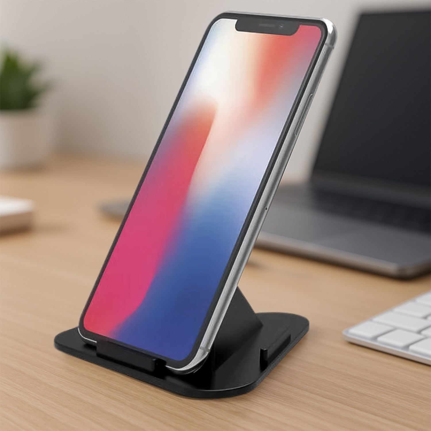 Universal Portable Three-Sided Pyramid Shape Mobile Holder Stand