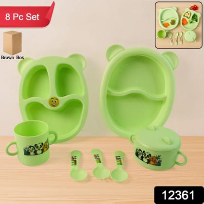 Kids Feeding Dinner (8 Pc Set) | Assorted Colour