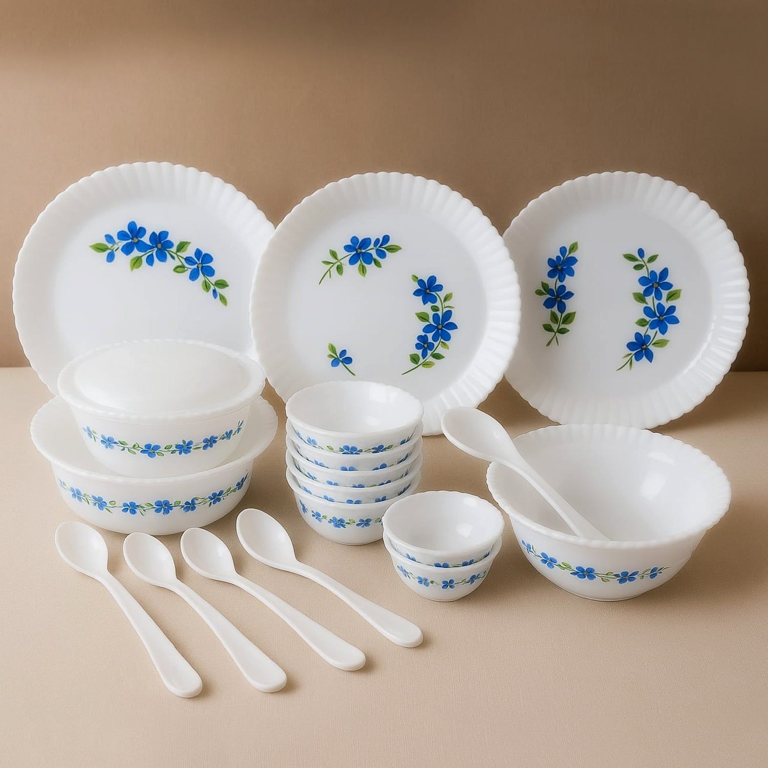 Premium Dinner Set (36 Pc) | Assorted Colour