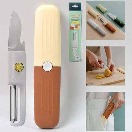2 in 1 Knife, Multifunctional peeler fruit knife (1 Pc) 2 in 1 Knife, Multifunctional peeler fruit knife (1 Pc)