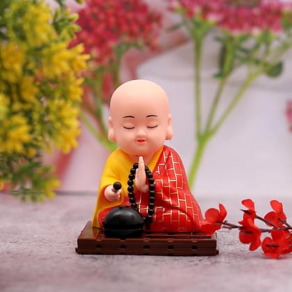 Solar Powered Sitting Buddha Statue, Moving Head and Hand (1 Pc / Medium) Solar Powered Sitting Buddha Statue, Moving Head and Hand (1 Pc / Medium)
