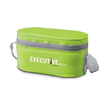 Lunch Insulated Tiffin, 2 Round Containers, 280 ml Each, 1 Oval Container_assorted colour