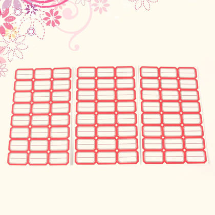 Multipurpose Writable Blank Label Sticker Sheets (1 Sheet)